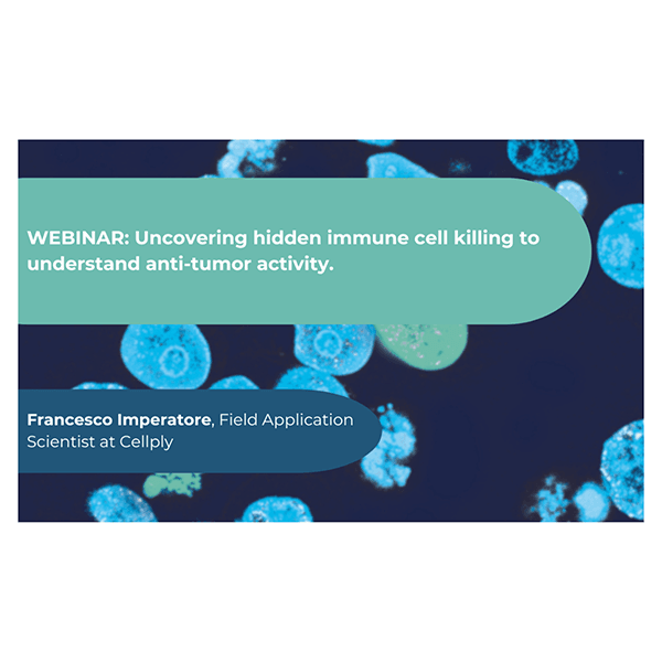 Cellply Webinar - Rapid single cell functional characterization for cell therapy potency.